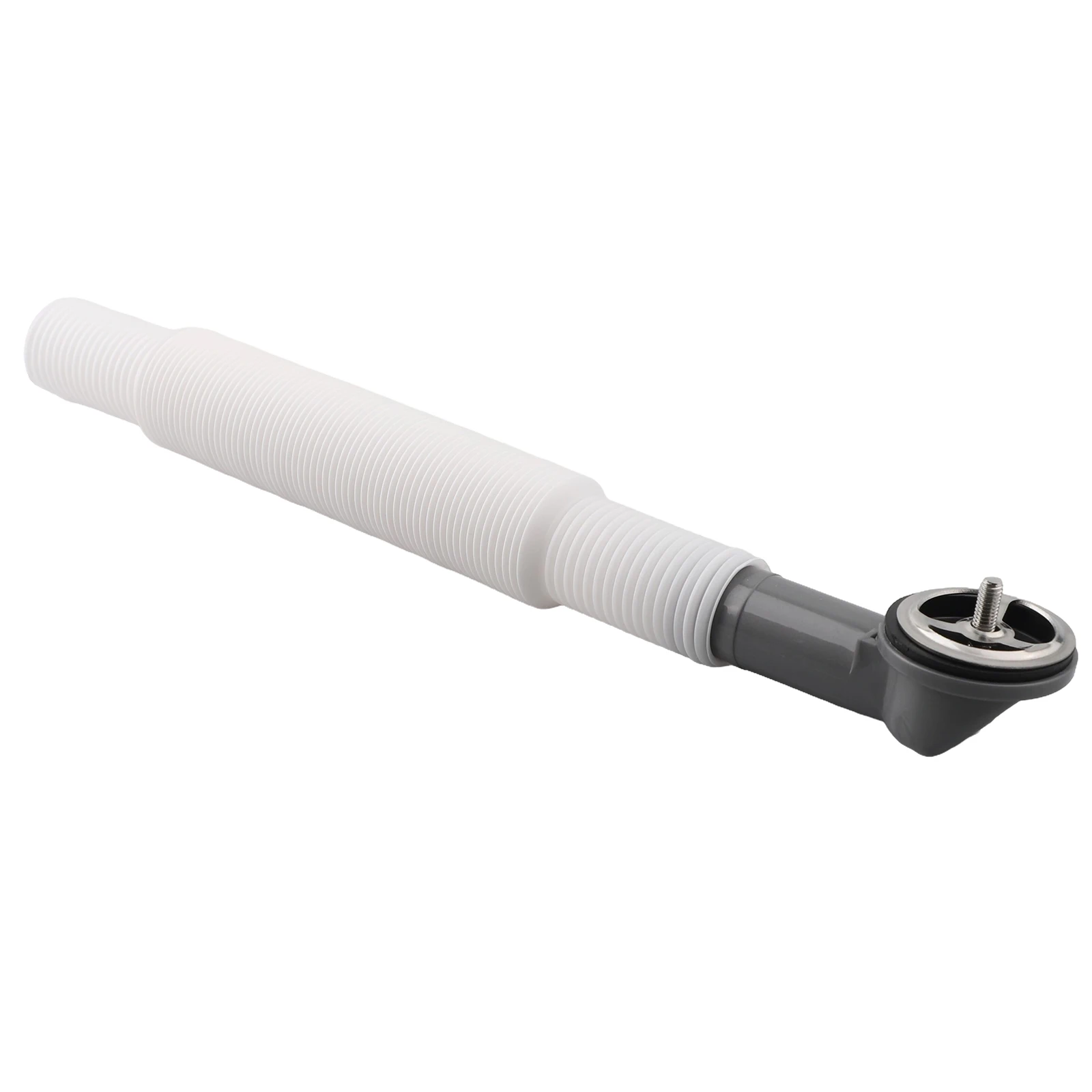 Bathroom Use Gray Sink Drainer Overflow System Compatible Pipe Round Interface Reliable Material Smooth Water Overflow
