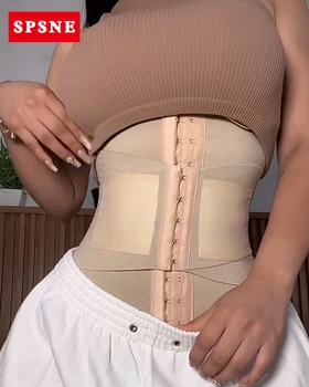 새로운 모래 시계 허리띠 Fajas Colombianas 허리 트레이너 배 슬리밍 슬리밍 칼집 여자 플랫 배꼽 거들