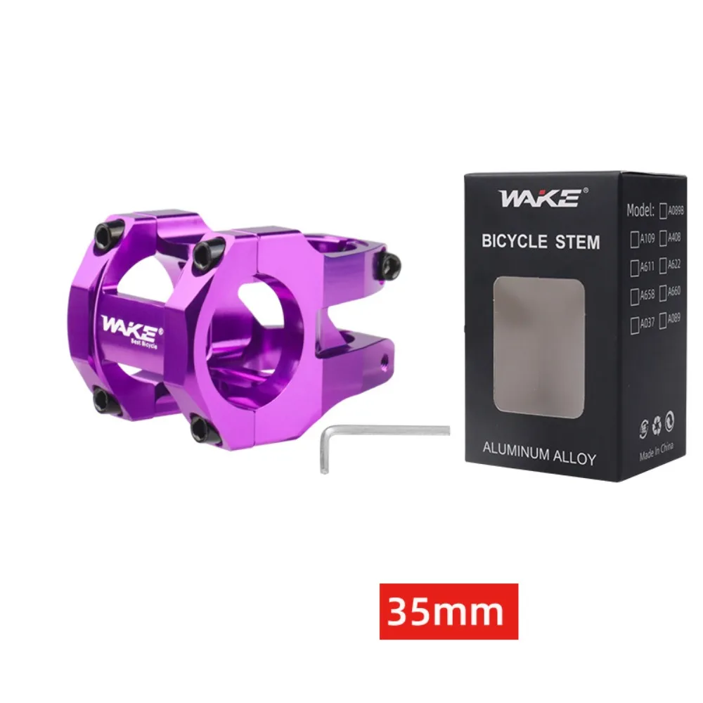

Aluminum Alloy MTB Handlebar Power Bike Stem 35/45mm Black Red Blue Purple MTB Road Bike Stem Cycling High-strength
