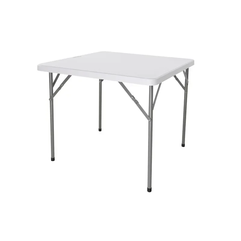 Blow molding stall folding table half folding square home dining mahjong portable camping outdoor