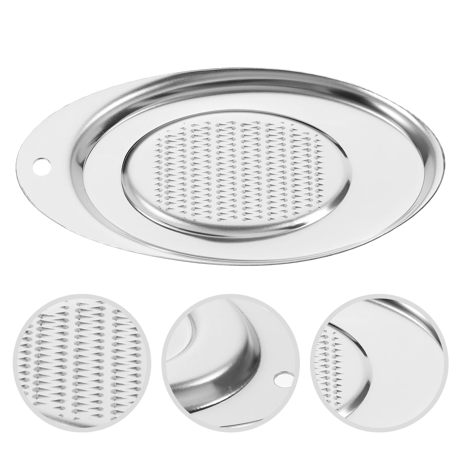 

Stainless Steel Grinder Garlic Grating Plate Shredder Ginger Tool Chopper Mincers