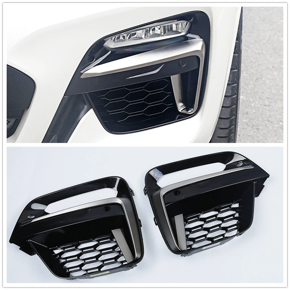 For BMW X3 X4 G01 G02 M Sport 2018-21 Front Fog Light Cover Grille Trim Lower Bumper Side Air Intake Vent Lamp Frame Grill Bezel