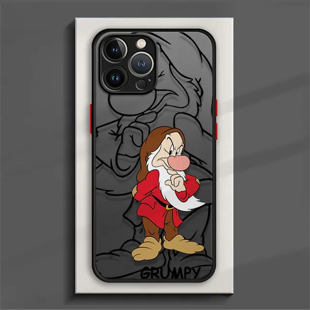 Snow White And The Seven Dwarfs Phone Case For iPhone 16 15 14 13 12 11 Mini Pro Max X XR XSMax 7 8 Plus Matte Transparent Cover