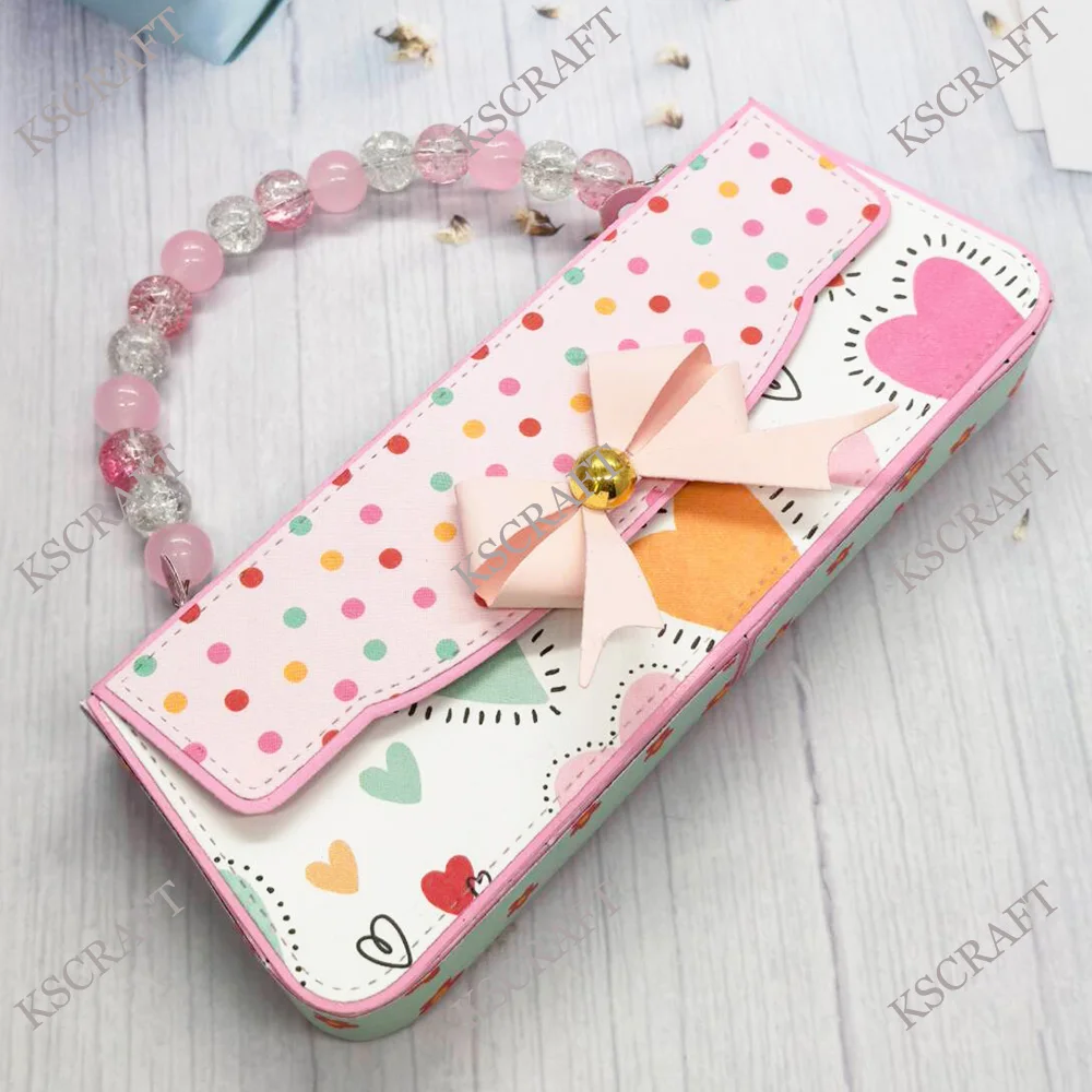 KSCRAFT كاندي بار محفظة قطع يموت الإستنسل DIY بها بنفسك سكرابوكينغ النقش الزخرفية DIY بها بنفسك ورقة بطاقات #4