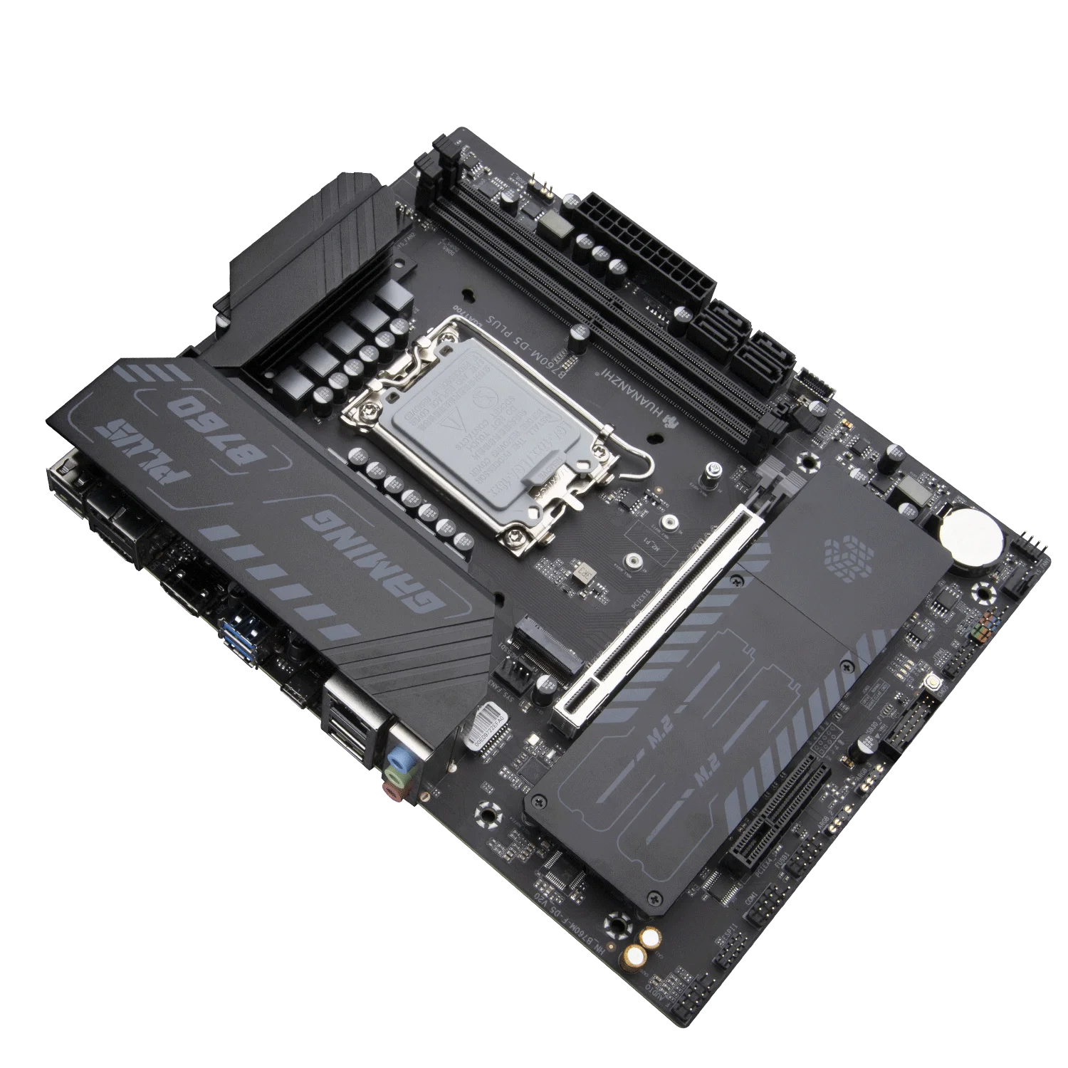 Imagem -04 - Huananzhi-suporte para Placa-mãe Intel B760m d5 Plus 12 13 14 Gen B760 Lga1700 Cpu 12100f 12400f 12490f 12600f 12700f 13600f ru