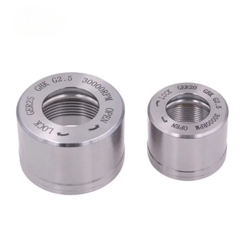 NEW 1pcs GER collet chuck GER11 GER16 GER20 GER25 GER32 collet nut for clamping cnc milling turning collet chucks