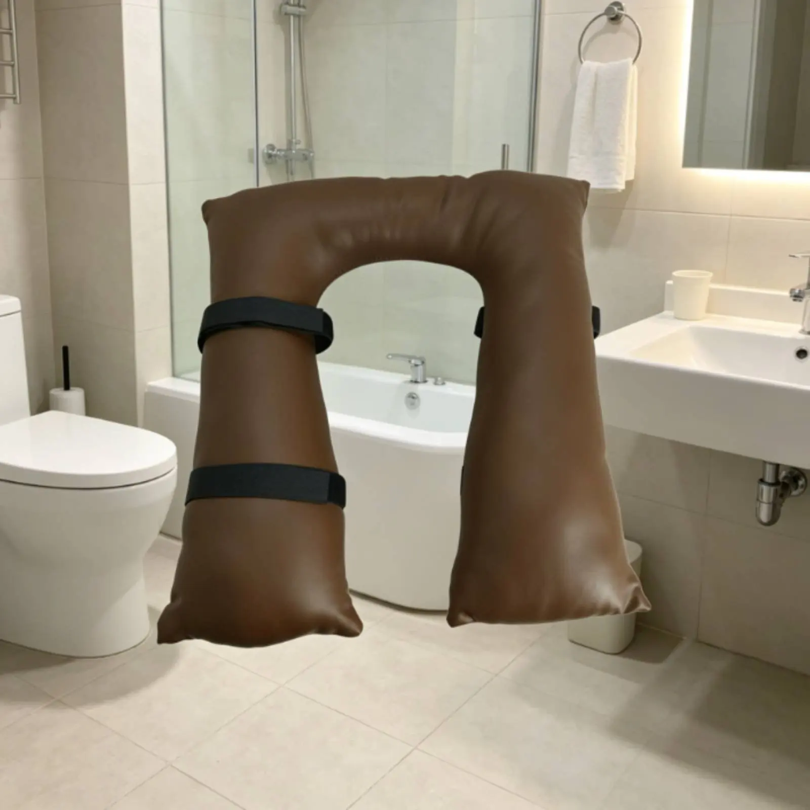 

Raised Toilet Seat Cushion Waterproof Elderly Toilet Lift Cushion Bathroom Aid Washable Tear-Resistant Cover