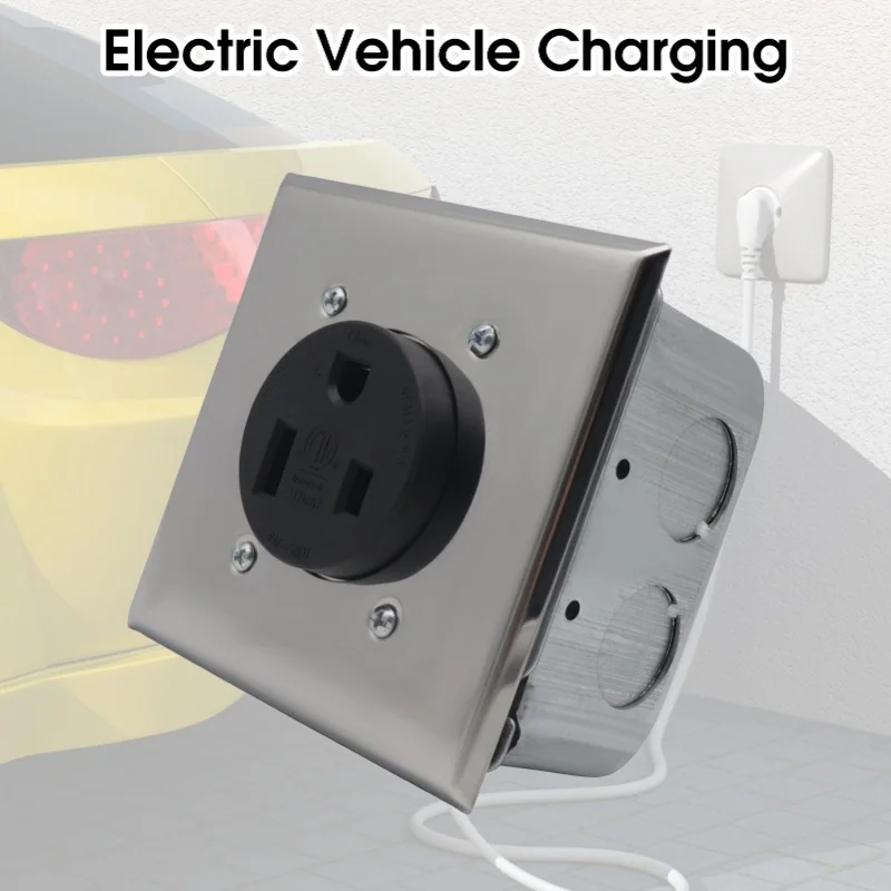 

Розетка NEMA 6-50R 50A, электрическая розетка для сварочных аппаратов, плазморезов, электрических плит, сушилок и многого другого.