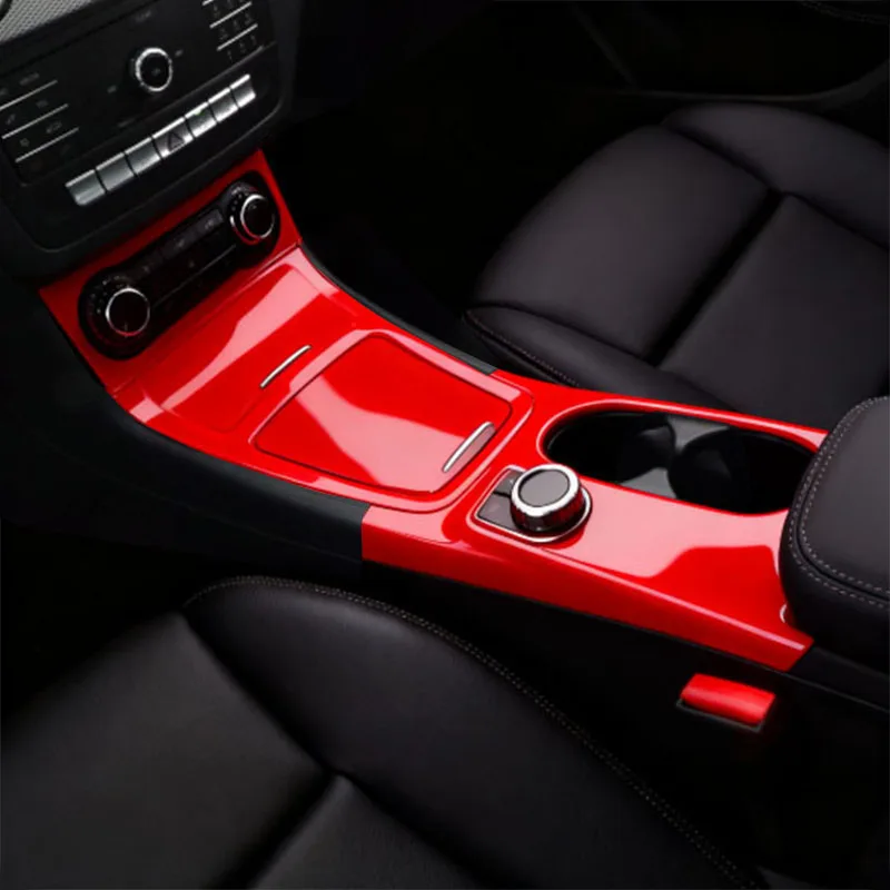 

Car Gear Shift control water cup Panel Door bowl Handle Sticker For Mercedes Benz B Class W246 2012-2019 RHD Right hand drive