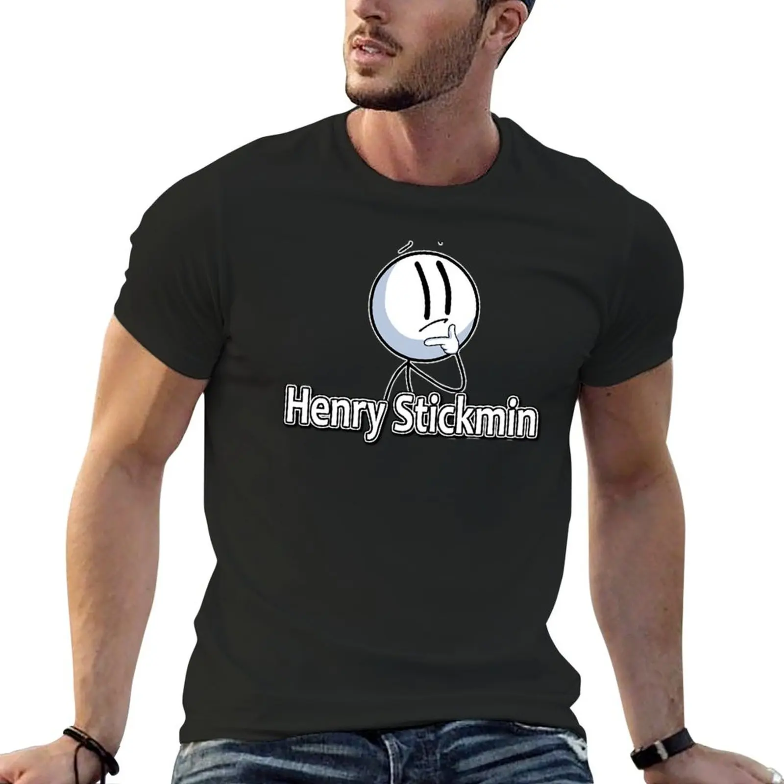 Henry Stickmin T-Shirt cute tops custom shirt anime clothes mens shirts graphic tee