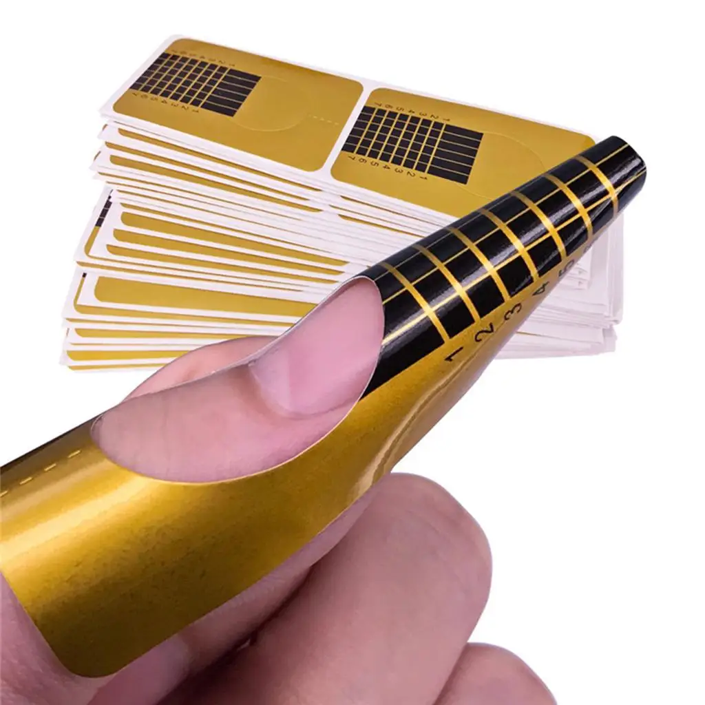 100 قطعة من أشكال الأظافر لملصقات الأظافر الأكريليك/النصائح #4