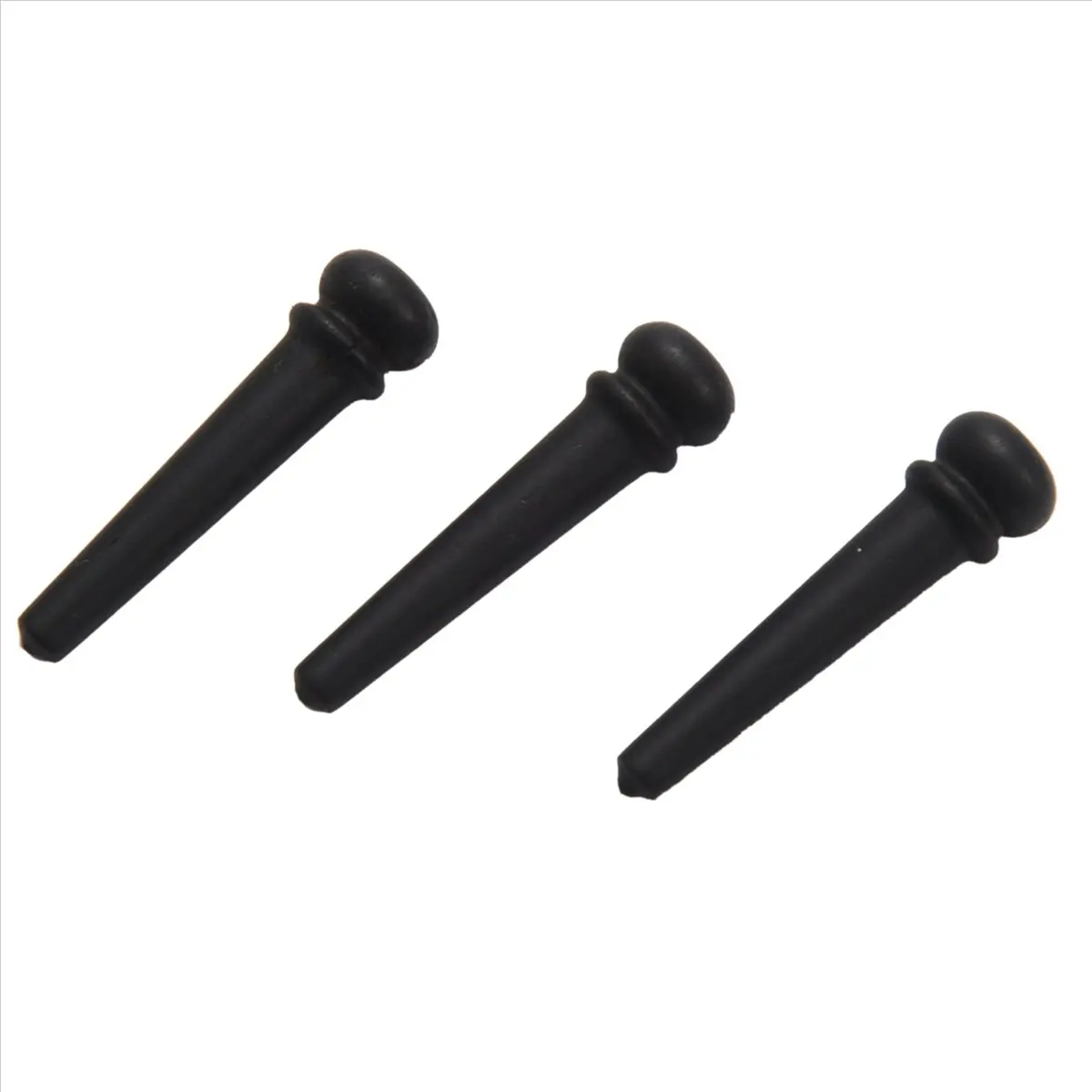 Efficient- 18 Pcs Guitar Family Natural Ebony Folk Acoustic Guitar Bridge Pins