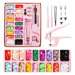 360Sets 12mm Plastic Snaps Button with Multifunctional Pressure Fastening Pliers Tool Kit For Clothes Clips Sewing Accessories