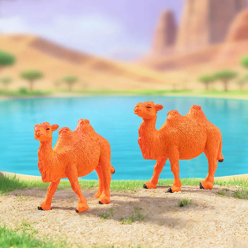 Desert Camel Miniature Figurine Simulated Animal Wedding Dollhouse Statue Bonsai Home Decor Garden Decoration Accessories Modern