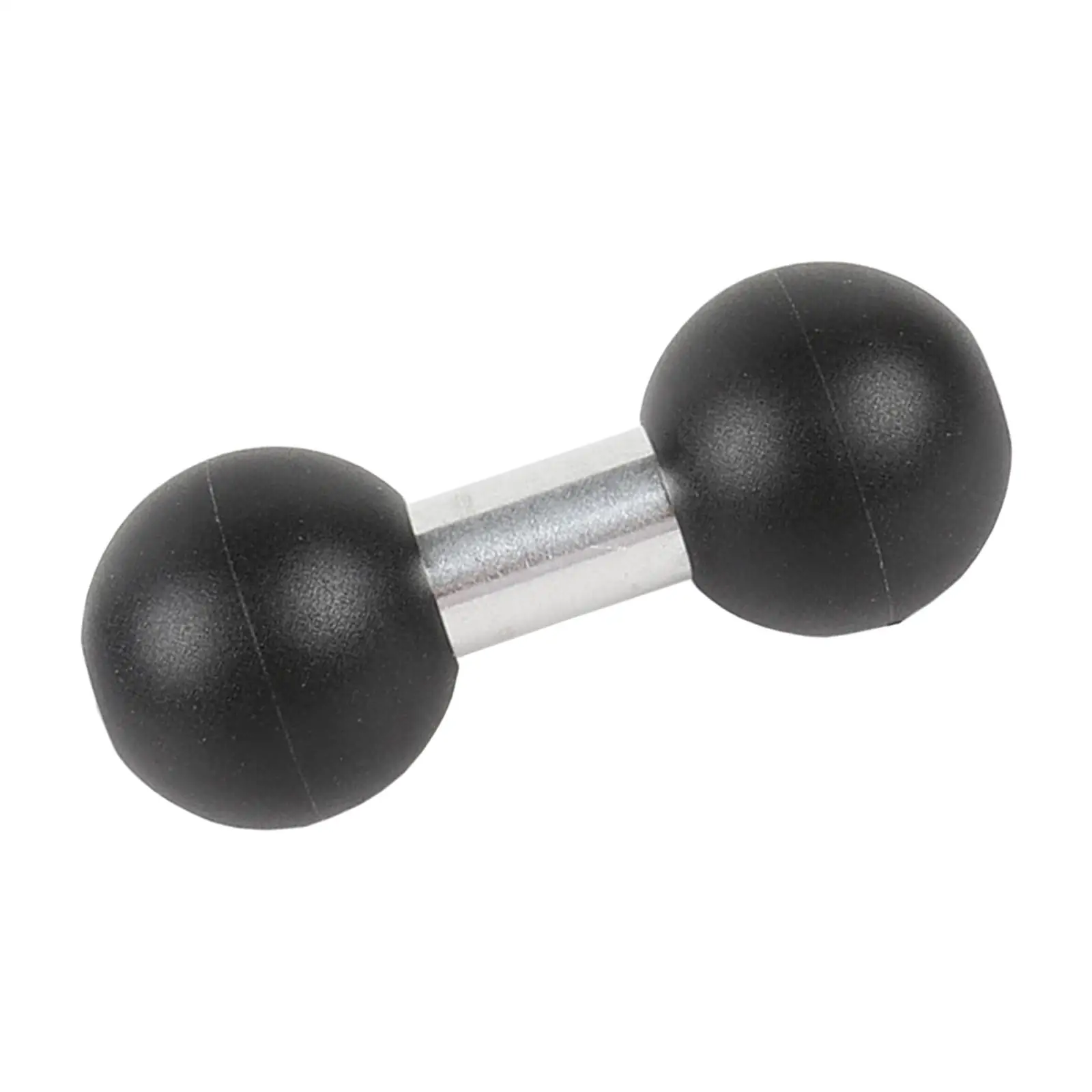 Composite Ball Adapter 25mm Rubber Arm Replacement Ball Mount Dual Socket for Garmin GPS RAM Mohile Brackets