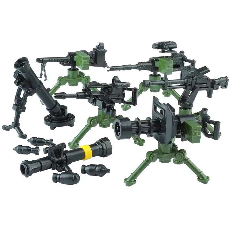 Moderne Spezialeinheiten Figuren Militär Waffen Bausteine Armee Soldat Stadt Polizei Mehrfarbig AK Zubehör Ziegel Spielzeug