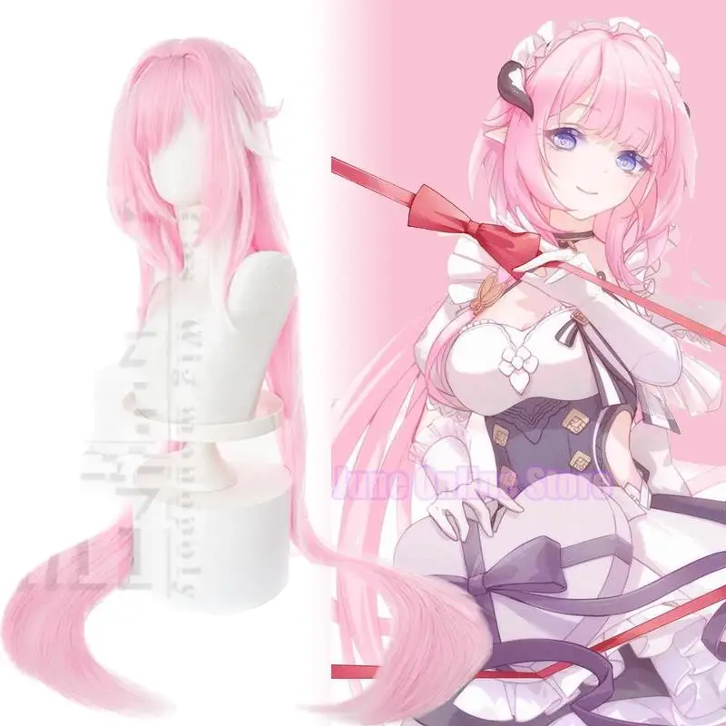 Elysia Cosplay Wig 120CM 49 Inch Honkai Impact 3rd Cosplay Women Game Honkai Impact 3 Cosplay Elysia Pink Wig Halloween Cute