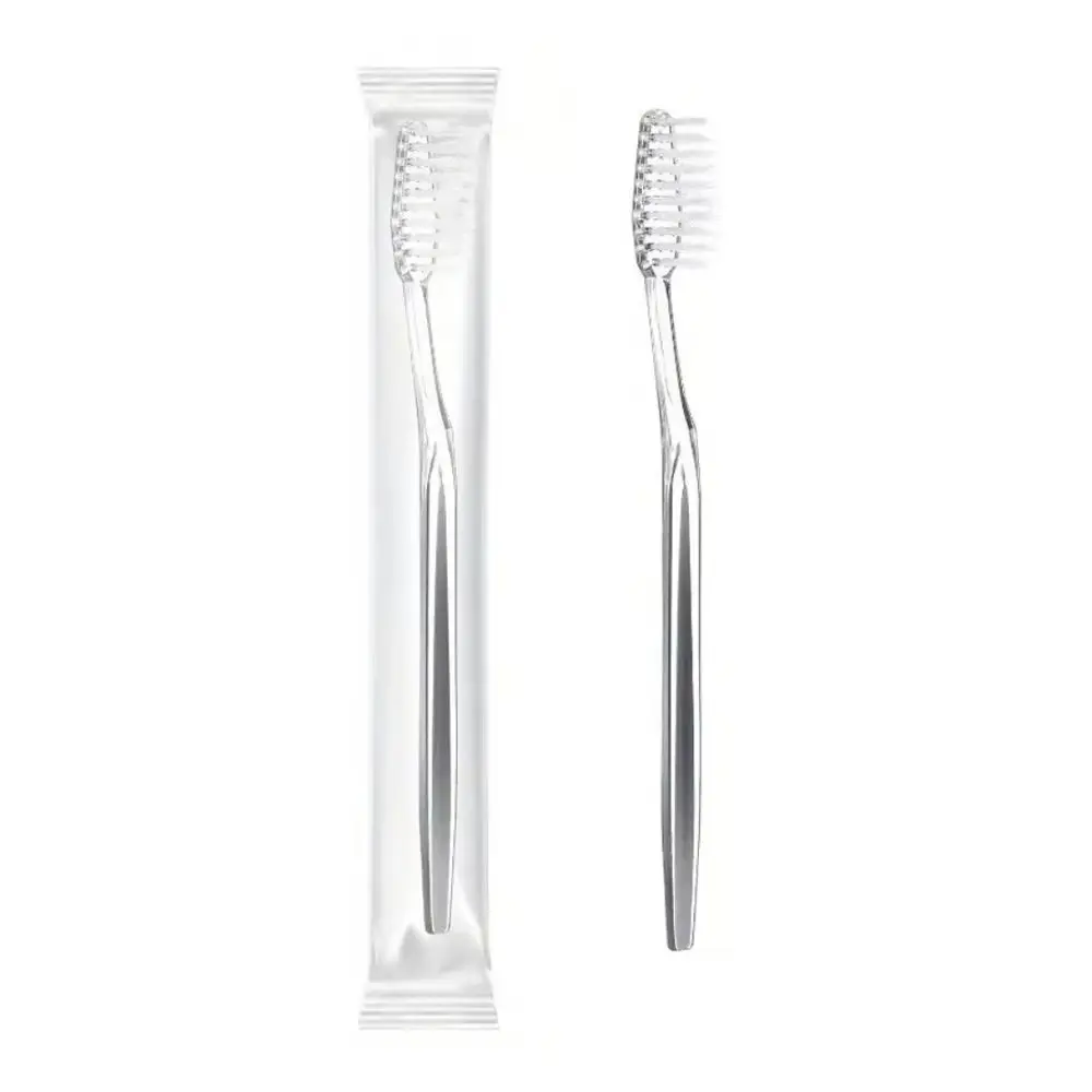 100pcs Hygienic Soft Bristles Disposable Toothbrushes Individually Wrapped Travel Toothbrushes Soft Bristle Toothbrushes Hotel