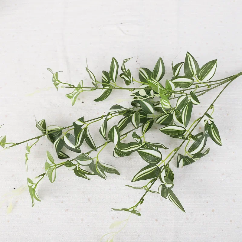 

Single Branch Artificial Flower Plants Room Decoration Accessories Fake Green Plants Wedding Decoration Photo Props DIY Supplies
