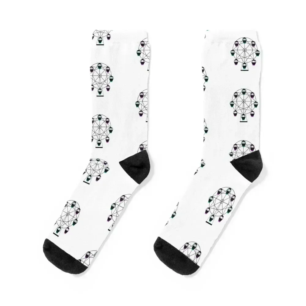 

Vintage Ferris wheel Socks gift designer Heating sock Stockings Woman Socks Men's