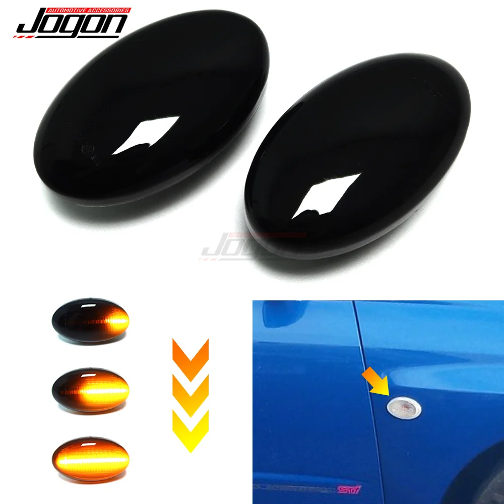 For Subaru Impreza GD/GG 2000 - 2007 Side Market Lamp Dynamic Turn Signal Light Exterior Accessories Body Kit