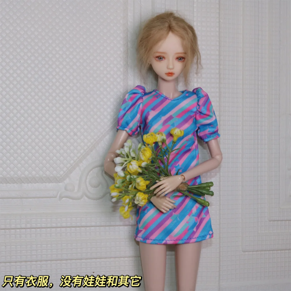 Doll dress / 30cm doll clothing cherry flower Jumpsuits outfit skirt For 1/6 Xinyi FR ST Barbie Doll clothes / girl toys