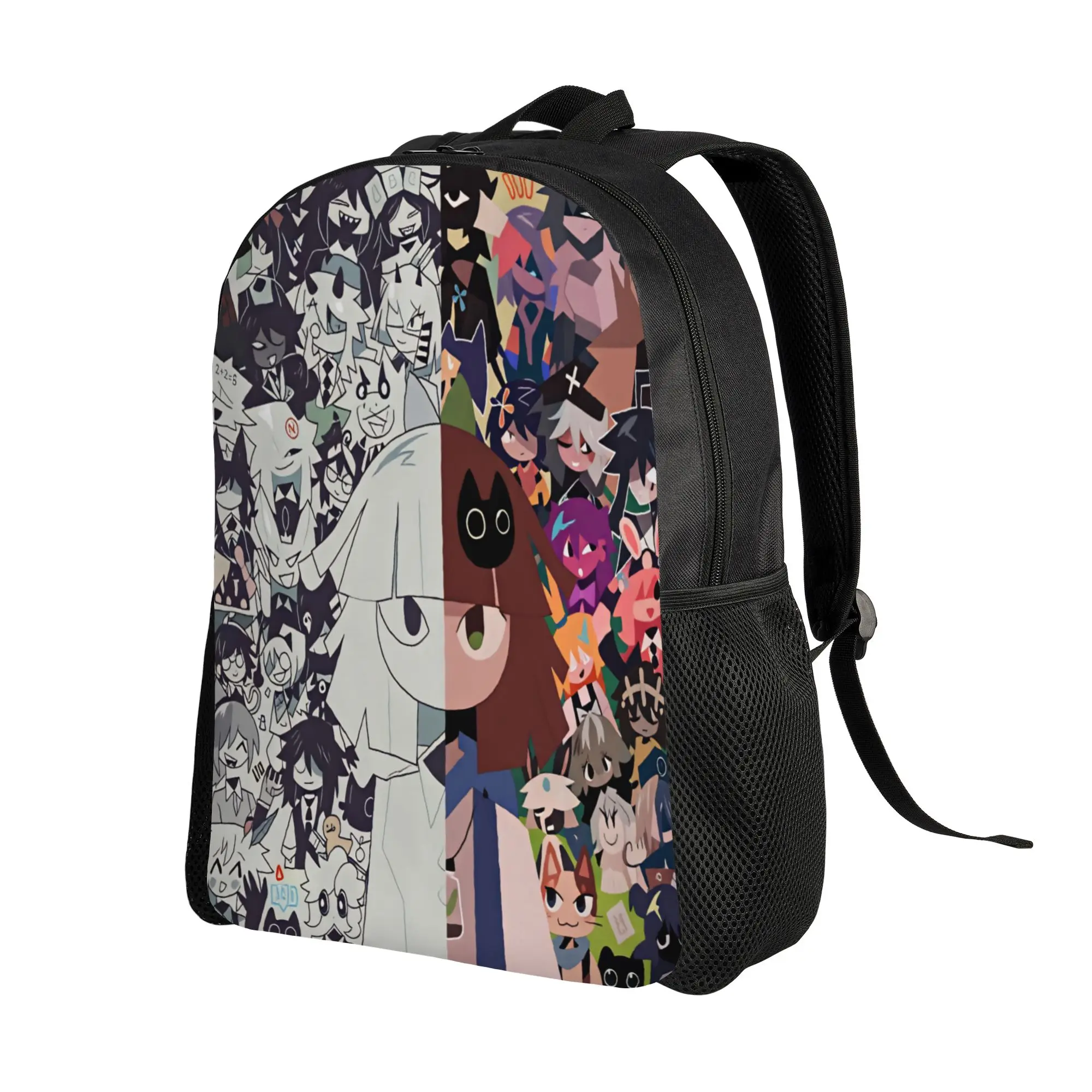 Fundamental Paper Education Anime Backpack Student Unisex Large Backpacks Polyester High School Bags Camping Designer Rucksack