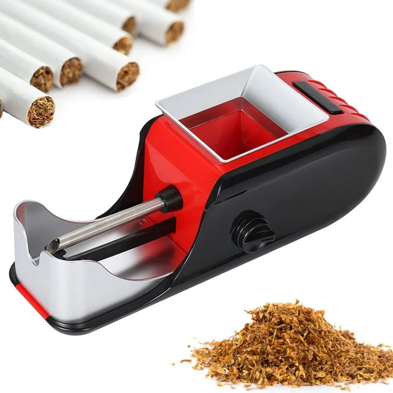 Mini Portable Cigarette Rolling Machine DIY Automatic Winding Machine Plug-in Cigarette Injector Roller Smoking Tool Accessories