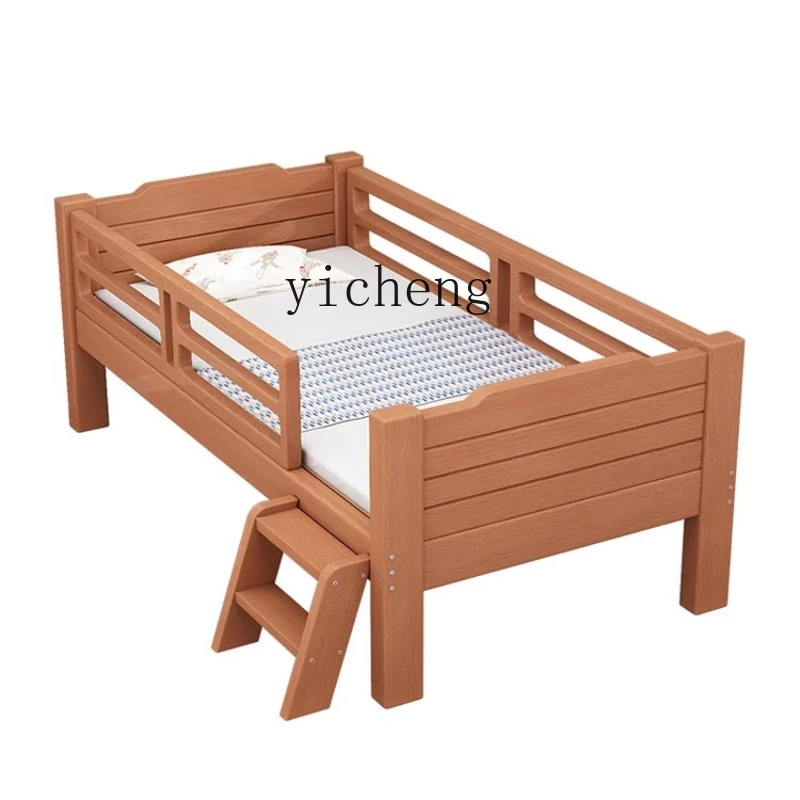 

XL Beech Children's Bed Splicing Bed Crib Children's Guardrail Widened Bed