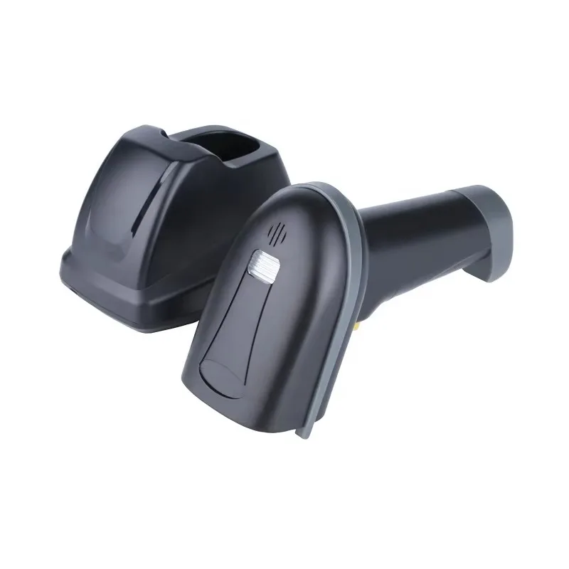 Handheld Inventory Management 1D 2D Barcode Reader  Portable Blue Tooth 2.4GHz 433MHz Wireless Barcode Scanner With Charge Base