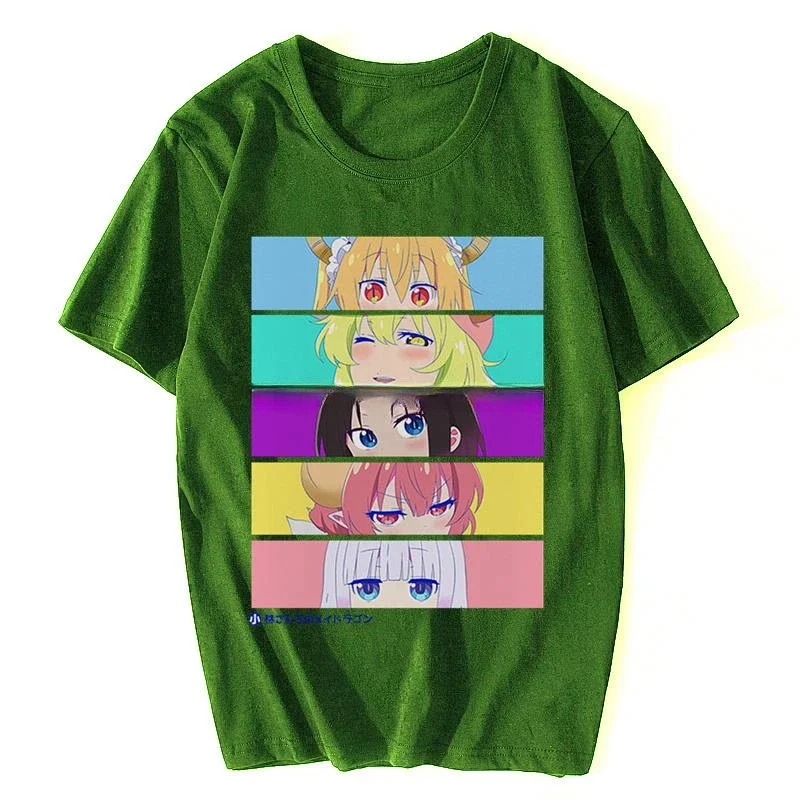 Miss Kobayashi Dragon Maid Kawaii Waifu Maidservant Tohru Funny Anime T shirt Men Casual T Shirt Cotton Unisex Streetwear Male