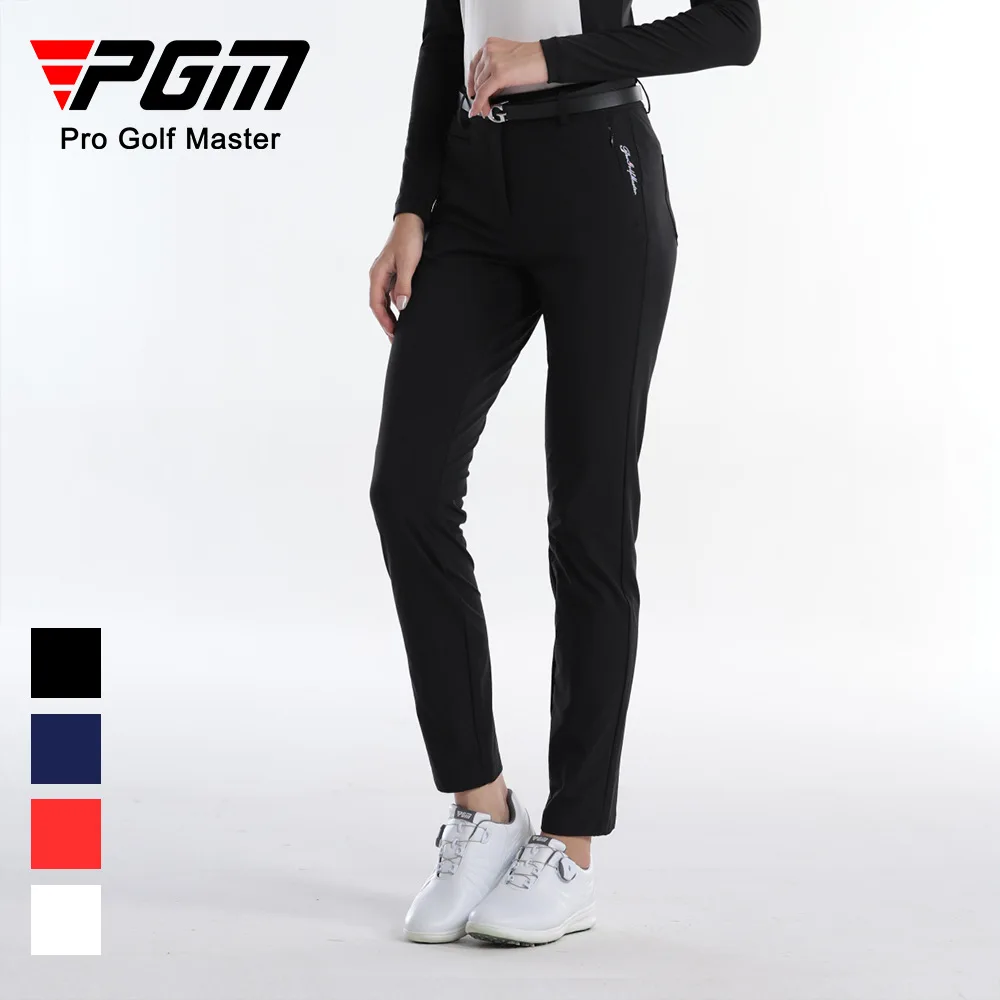 

PGM Women's Golf Pants Invisible Pocket Zipper Comfortable Leisure Sports Casual Pants 2024 Golf women's clothing KUZ163