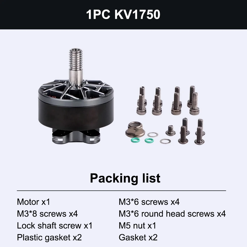 T-Motor F60 Pro V 1750KV-2550KV Brushless Motor for RC Drone