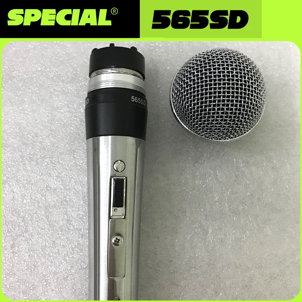 Top Quality Vocal Dynamic 565SD Microphone Karaoke Handheld KTV Wired Microphone Professional Meta Body