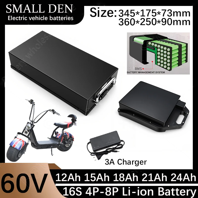 60V 12Ah 15Ah 18Ah … - image