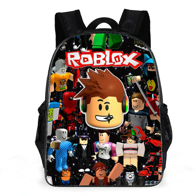 HOT ROBLOX Backpack for Primary and Secondary School Students Boys and Girls Backpack School Bag Mochila Anime Cartoon