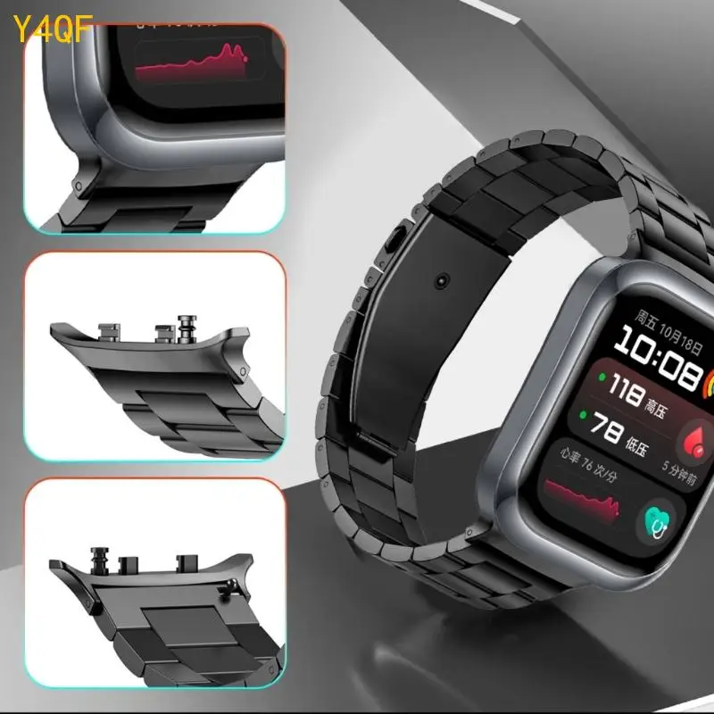 y4qf strong metal straps connector adapter presention connector connector sucesx watch watch lock able to smartwatch smartwatch