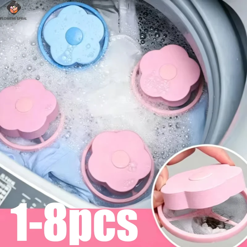 1-8 Washing Machine Specific Filters For Removing Hair, Pet Hair, Debris, Reusable, Hair Catcher, And Clothing Cleaning