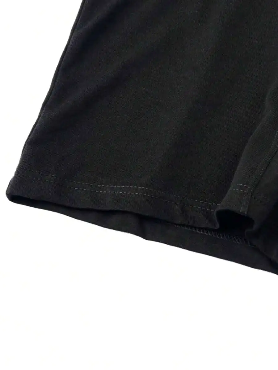 8 Pcs Mens Boxer Briefs High Elastic Breathable Basic Style Underwear Plus Size