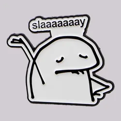 Spanish Quotes Enamel Pins Cartoon Women's Brooches Men Lapel Pins Badge on Backpack Costume Accessories Funny Jewelry Gifts