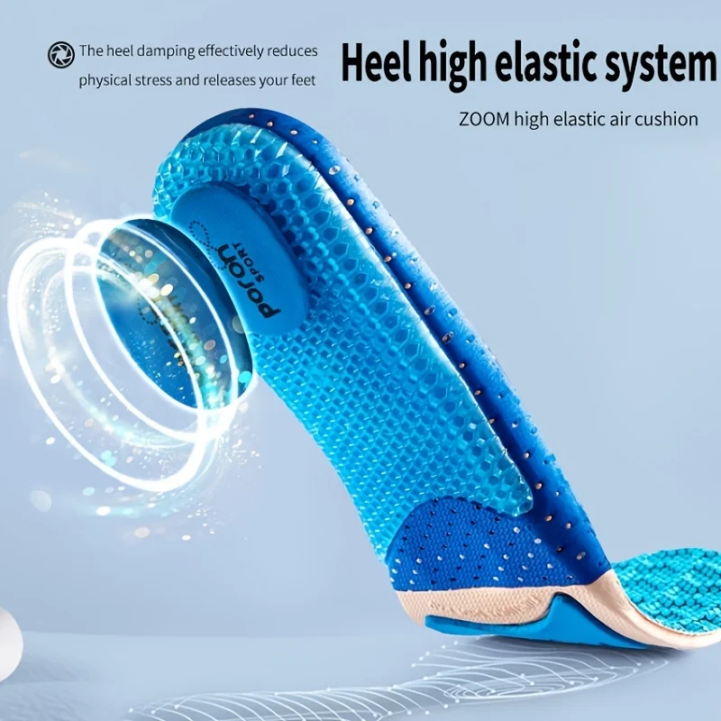 

Men's and women's sports insoles, arch support, breathable and shock-absorbing insoles