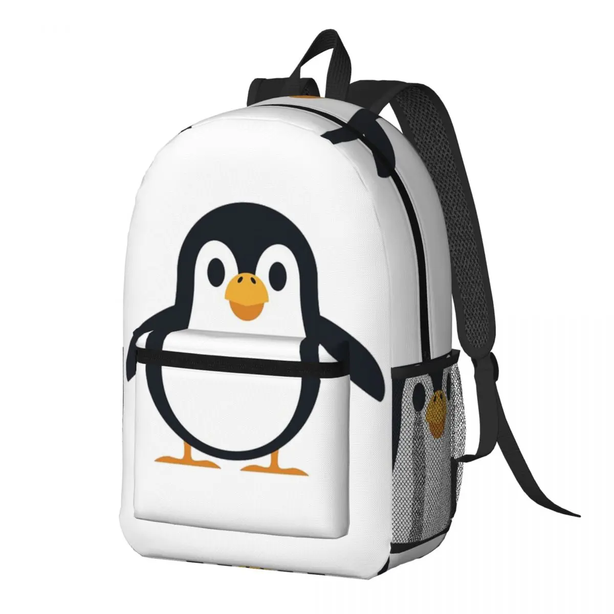 Penguin Backpack Daypack Large Capacity Boys Girls BookBag School Bag Shoulder Bags for Men Women