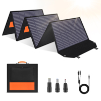 200W 18V Portable Solar Panel Camping Foldable Solar Panel Charger for Home ,Power Station Camping RVs Off Grid Finishing