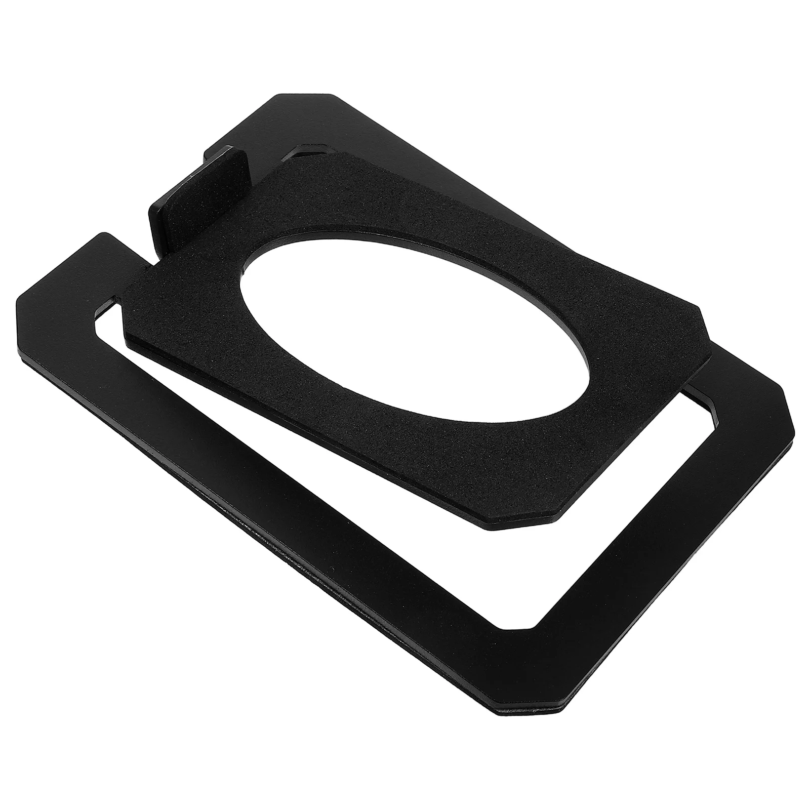 

Speaker Stand Desktop Riser Bookshelf Stereo Gaming Holder Adjustable Black Mic