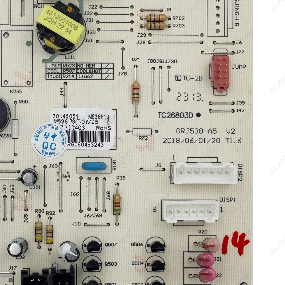 New For Gree Air Conditioner Indoor Unit Control Board M538F1J Circuit PCB 30145051 Conditioning Parts