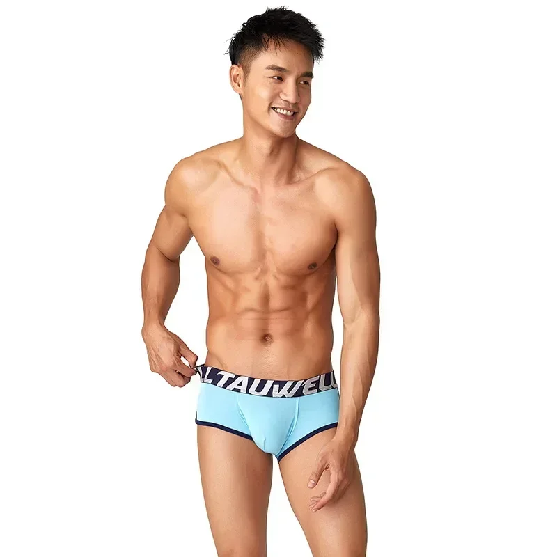

Men's Boxy Underwear Cotton Breathable Comfortable Sports Panties Youth Low Waist U Convex Pouch Boxer Shorts Student Underpants