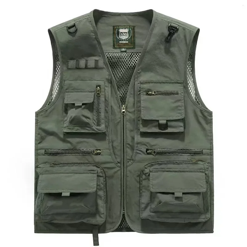 Sleeveless Jacket Denim Vest Waterproof Safety Men Industrial Fishing Clothing Hunting Work Windbreaker Cowboy Man Luxury Men's