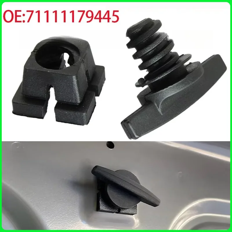 OEM: 71111179444 71111179445 For BMW 3 Series E31 E34 E39 E46 Car Trunk Seal Screw Thread Buckle Trunk Cover Fixing Clips