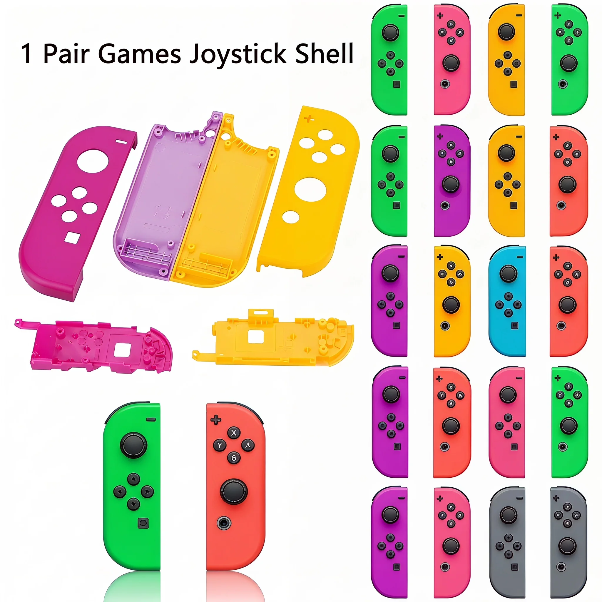 1 Pair Games Joystick Shell for Nitendo Switch Case Joy Con 