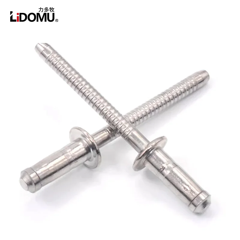 30/50Pcs. High strength stainless steel blind rivet, breakstem fasteners with excellent bulbing tail formation